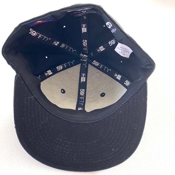 Washington Nationals New Era 9Fifty Black Logo White Outline Snapback kids Hat - Picture 5 of 6